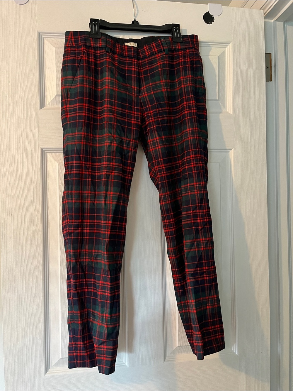 J. Crew Women’s Tartan Red & Green Plaid Dress Pants